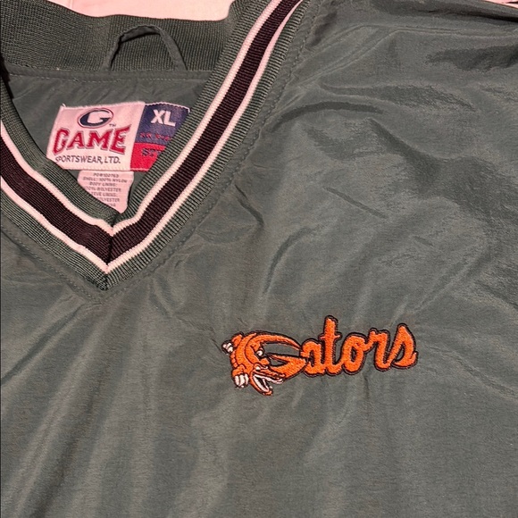 University of Florida Gators Green Pullover V-Neck Jacket - Picture 3 of 11